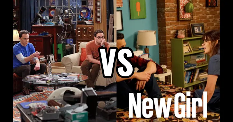 Jess & Nick’s Loft (New Girl) vs. Leonard & Sheldon’s Apartment (Big Bang Theory)