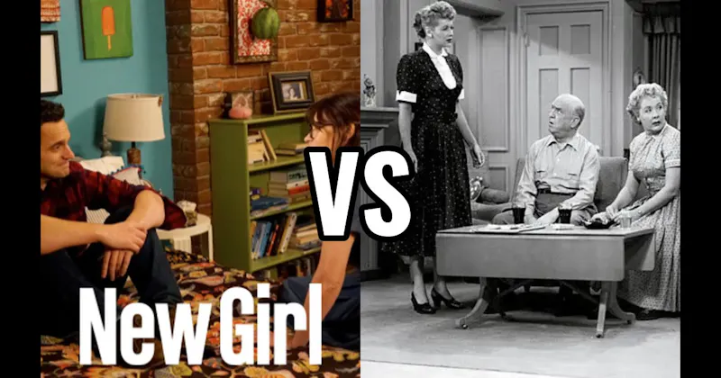 Jess & Nick’s Loft (New Girl) vs. Lucy & Ricky’s Apartment (I Love Lucy)