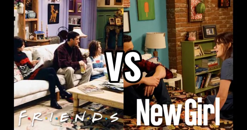 Jess & Nick’s Loft (New Girl) vs. Monica’s Apartment (Friends)