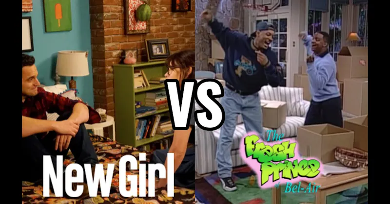 Jess & Nick’s Loft (New Girl) vs. The Banks Mansion (Fresh Prince of Bel-Air)