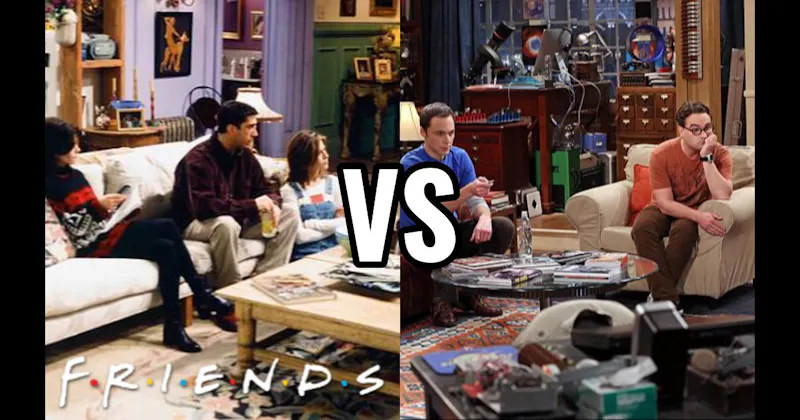 Leonard & Sheldon’s Apartment (Big Bang Theory) vs. Monica’s Apartment (Friends)