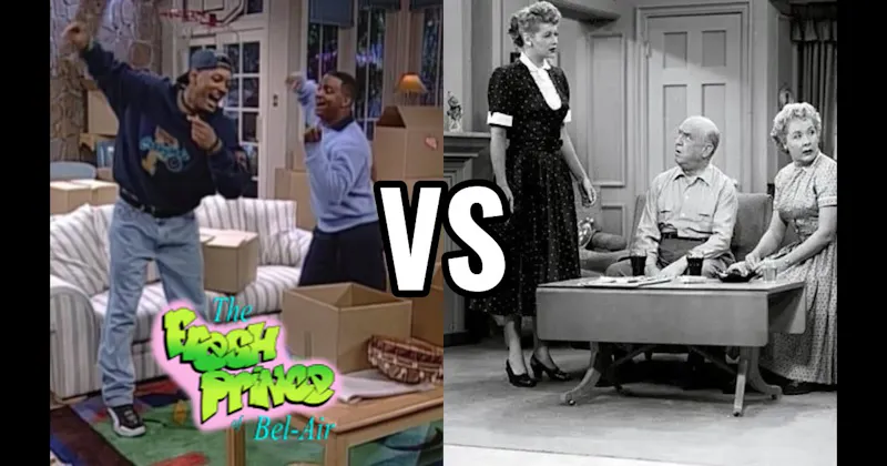 Lucy & Ricky’s Apartment (I Love Lucy) vs. The Banks Mansion (Fresh Prince of Bel-Air)
