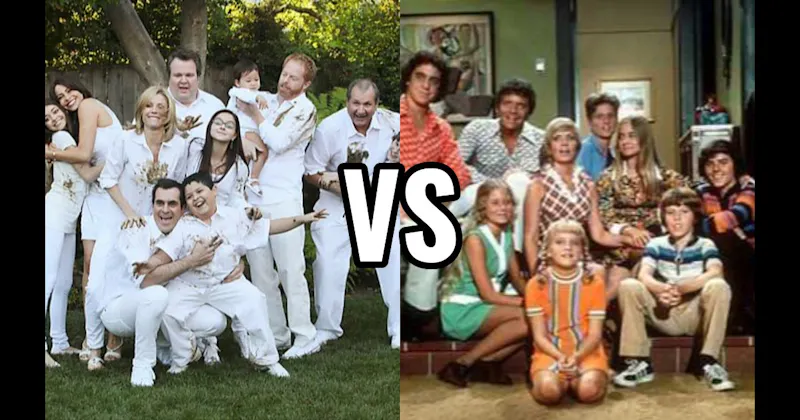 The Bradys (The Brady Bunch) vs. The Pritchetts/Dunphys (Modern Family)