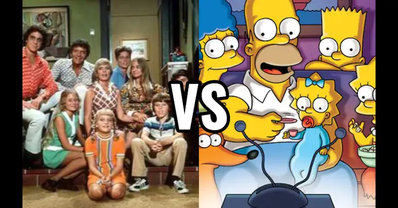 The Bradys (The Brady Bunch) vs. The Simpsons (The Simpsons)