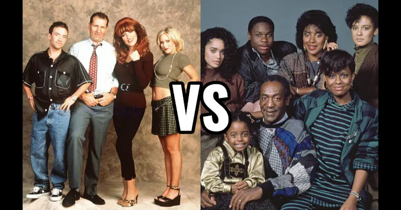 The Bundys (Married with Children) vs. The Huxtables (The Cosby Show)