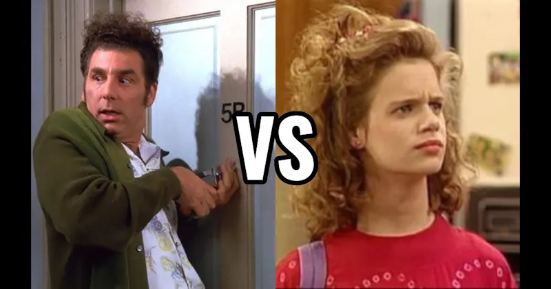 Cosmo Kramer (Seinfeld) vs. Kimmy Gibbler (Full House)