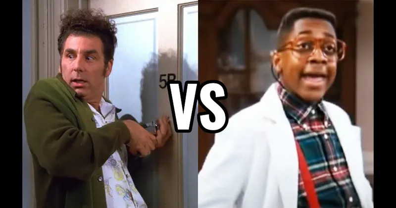 Cosmo Kramer (Seinfeld) vs. Steve Urkel (Family Matters)
