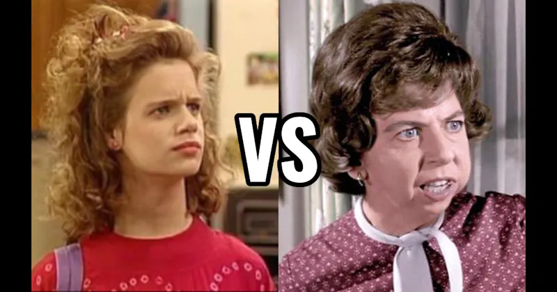 Gladys Kravitz ( Bewitched) vs. Kimmy Gibbler (Full House)