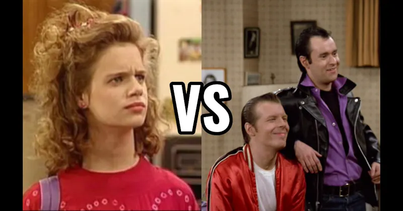 Kimmy Gibbler (Full House) vs. Lenny & Squiggy (Laverne & Shirley)