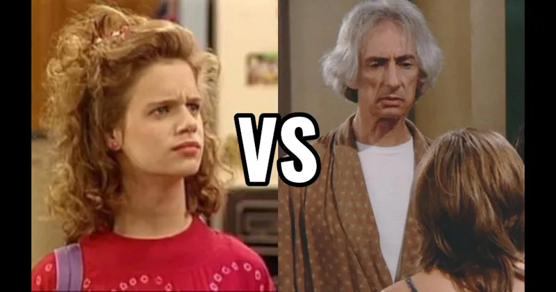 Kimmy Gibbler (Full House) vs. Mr. Heckles (Friends)