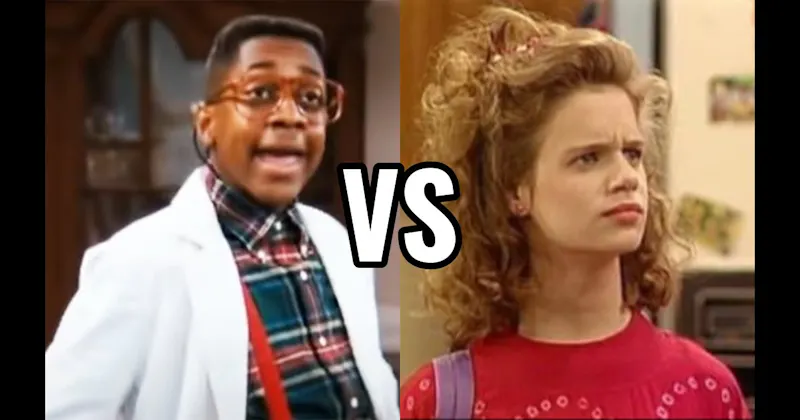 Kimmy Gibbler (Full House) vs. Steve Urkel (Family Matters)