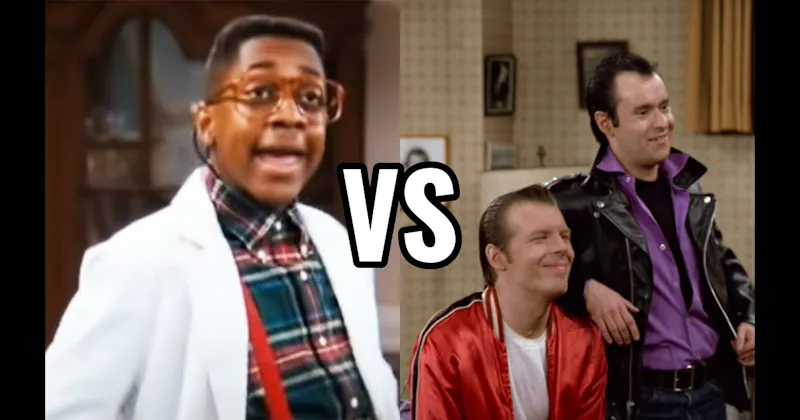 Lenny & Squiggy (Laverne & Shirley) vs. Steve Urkel (Family Matters)