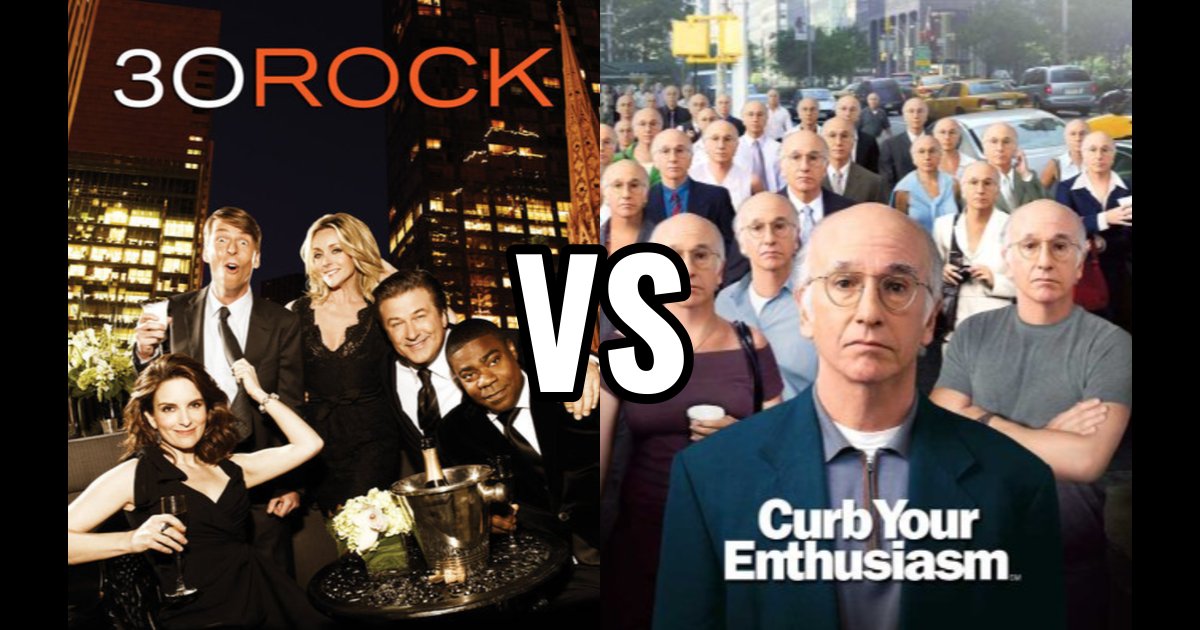 30 Rock vs Curb Your Enthusiasm: Curb Your Enthusiasm Leads