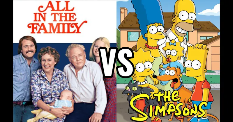 All in the Family vs. The Simpsons