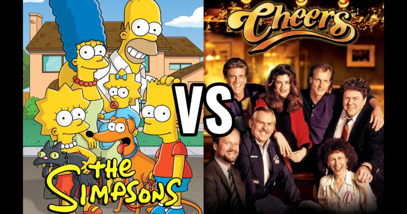 Cheers vs. The Simpsons