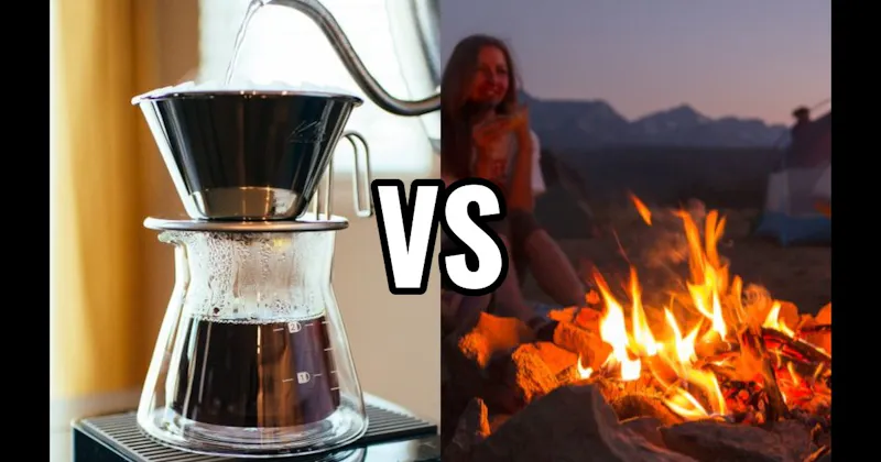 Campfire Smoke vs. Coffee Brewing
