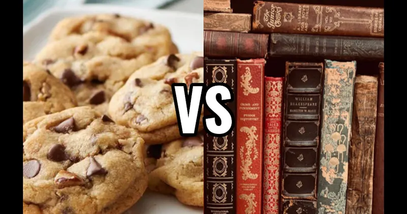 Freshly Baked Cookies vs. Old Books