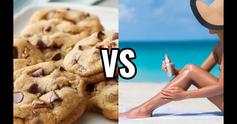 Freshly Baked Cookies vs. Sunscreen