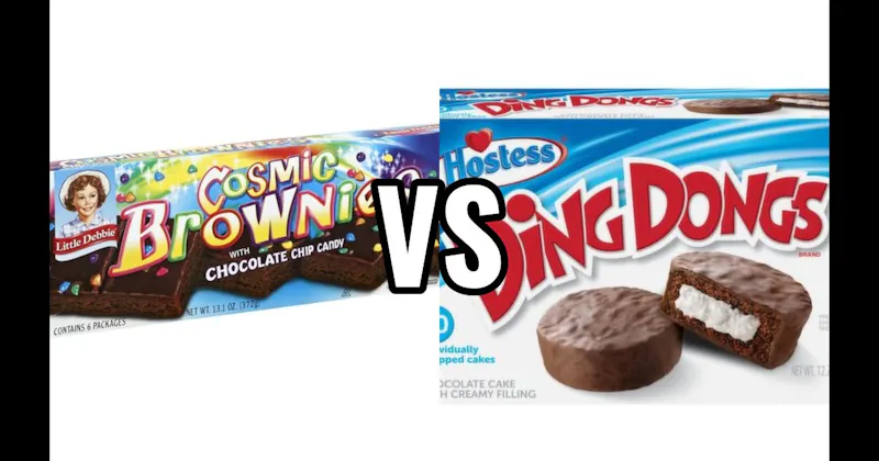 Cosmic Brownies (Little Debbie) vs. Ding Dongs (Hostess)