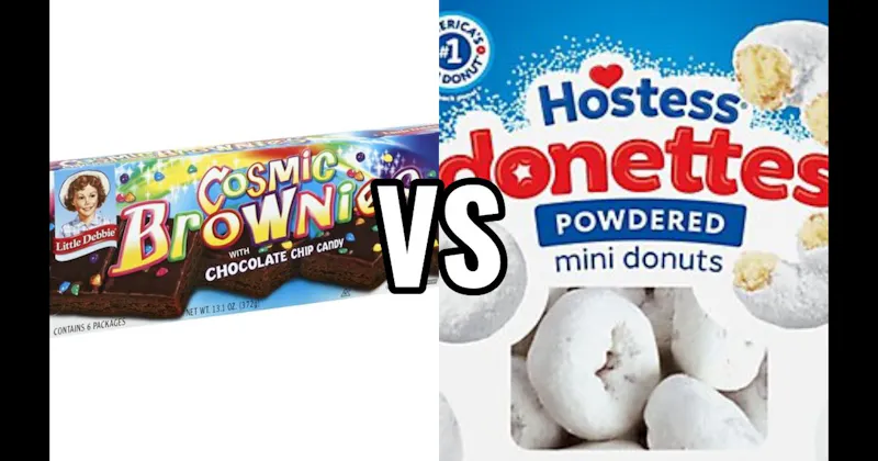 Cosmic Brownies (Little Debbie) vs. Donettes (Hostess)