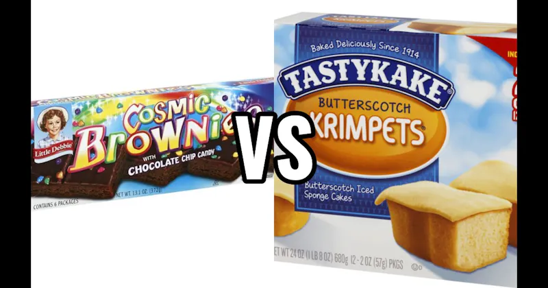 Cosmic Brownies (Little Debbie) vs. Tastykake Krimpets (Tastykake)