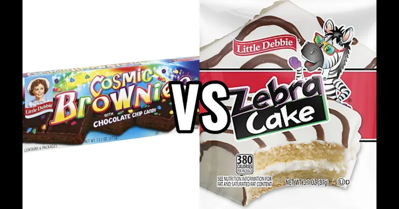 Cosmic Brownies (Little Debbie) vs. Zebra Cakes (Little Debbie)