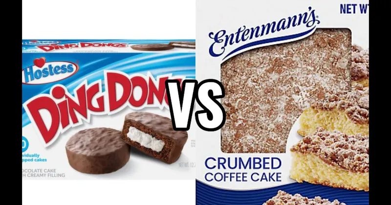 Ding Dongs (Hostess) vs. Entenmann’s Crumb Cake