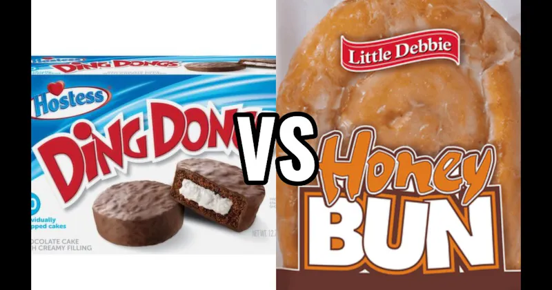 Ding Dongs (Hostess) vs. Honey Buns (Little Debbie)
