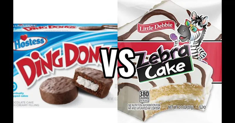 Ding Dongs (Hostess) vs. Zebra Cakes (Little Debbie)