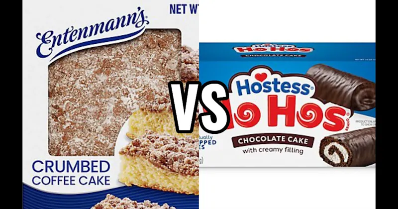 Entenmann’s Crumb Cake vs. Ho Hos (Hostess)