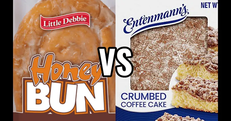 Entenmann’s Crumb Cake vs. Honey Buns (Little Debbie)