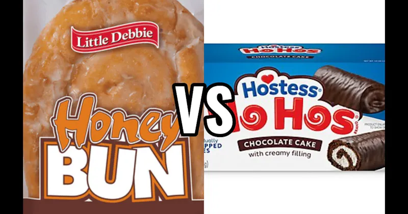 Ho Hos (Hostess) vs. Honey Buns (Little Debbie)