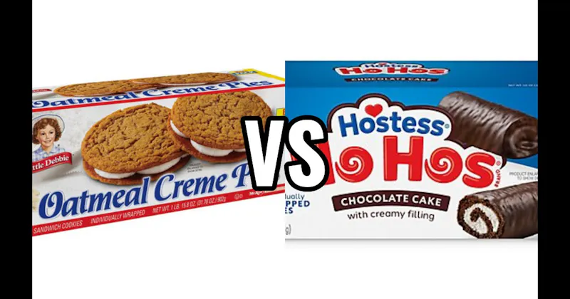 Ho Hos (Hostess) vs. Oatmeal Creme Pies (Little Debbie)
