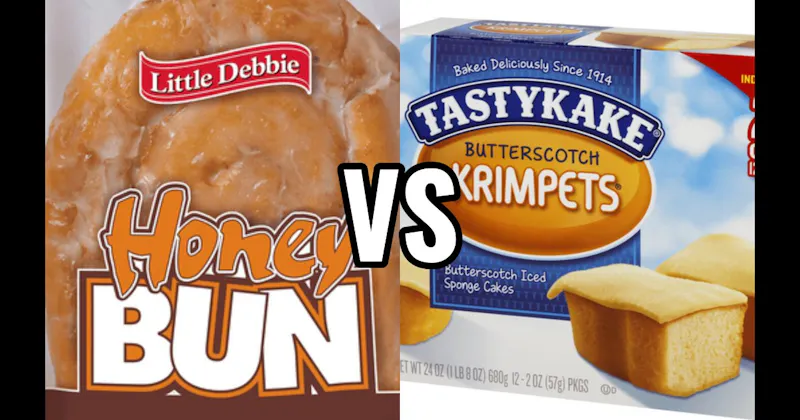 Honey Buns (Little Debbie) vs. Tastykake Krimpets (Tastykake)