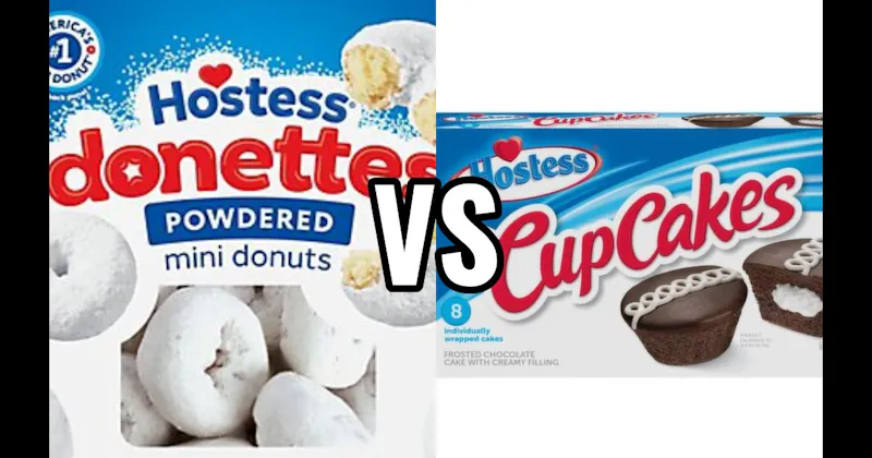 Donettes (Hostess) vs. Hostess CupCakes