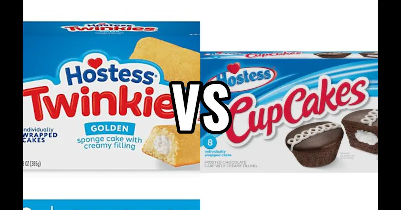 Hostess CupCakes vs. Twinkies (Hostess)