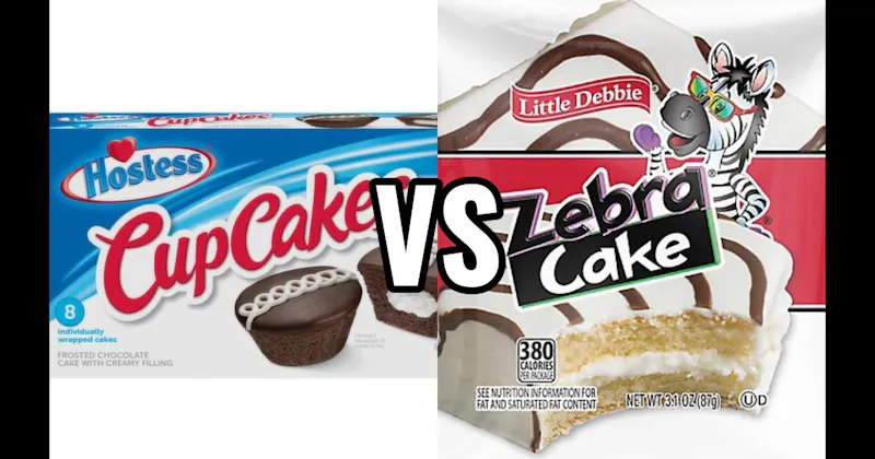 Hostess CupCakes vs. Zebra Cakes (Little Debbie)