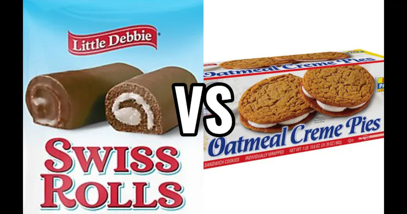Oatmeal Creme Pies (Little Debbie) vs. Swiss Rolls (Little Debbie)