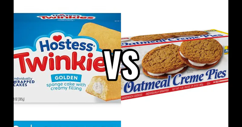 Oatmeal Creme Pies (Little Debbie) vs. Twinkies (Hostess)