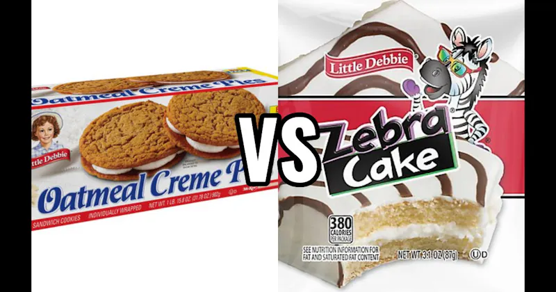 Oatmeal Creme Pies (Little Debbie) vs. Zebra Cakes (Little Debbie)
