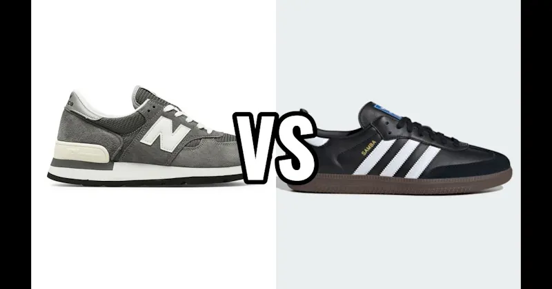Adidas Samba vs. New Balance 990