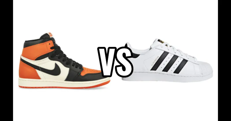 Adidas Superstar vs. Air Jordan 1