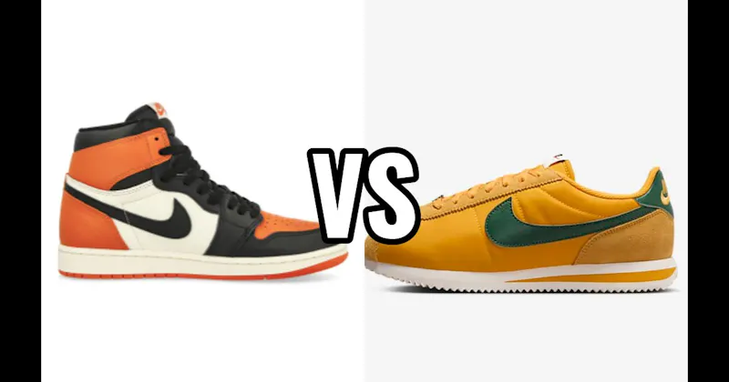 Air Jordan 1 vs. Nike Cortez