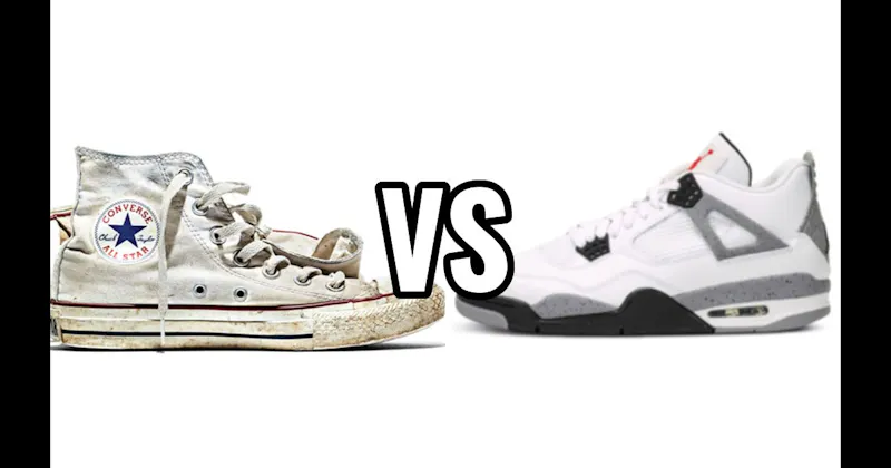Air Jordan 4 vs. Converse Chuck Taylor All-Star