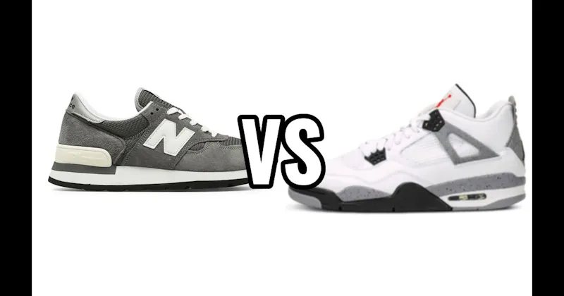Air Jordan 4 vs. New Balance 990