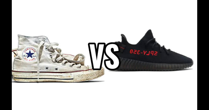 Converse Chuck Taylor All-Star vs. Yeezy Boost 350 V2