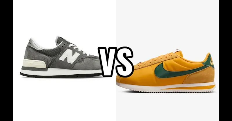 New Balance 990 vs. Nike Cortez