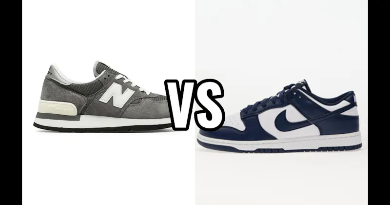 New Balance 990 vs. Nike Dunk Low