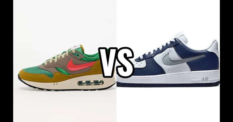 Nike Air Force 1 vs. Nike Air Max 1