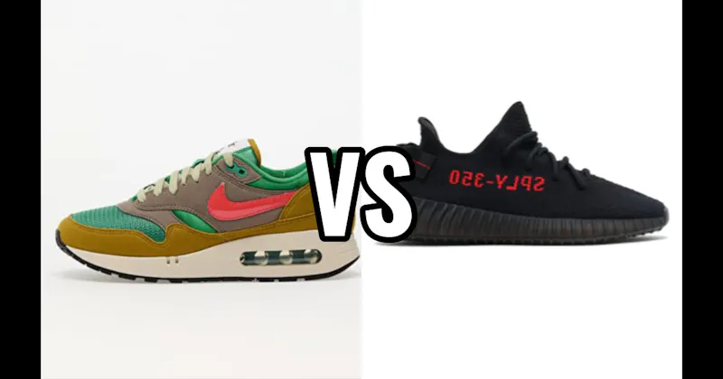 Nike Air Max 1 vs. Yeezy Boost 350 V2